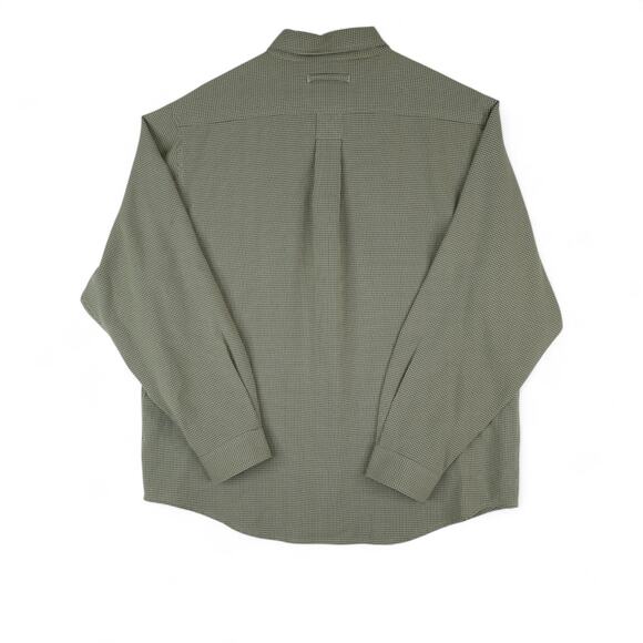 ExOfficio Shirt Mens L Outdoor Vented Hiking Button Down Plaid Long Sleeve - Picture 4 of 12